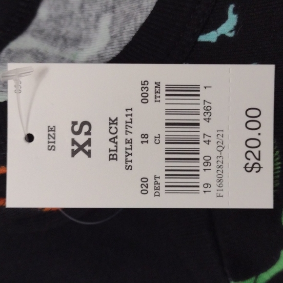 COPY - NWT Dapper Dinos: Women's Dino Skeleton Print Matching Family Pajama Set - Picture 8 of 8